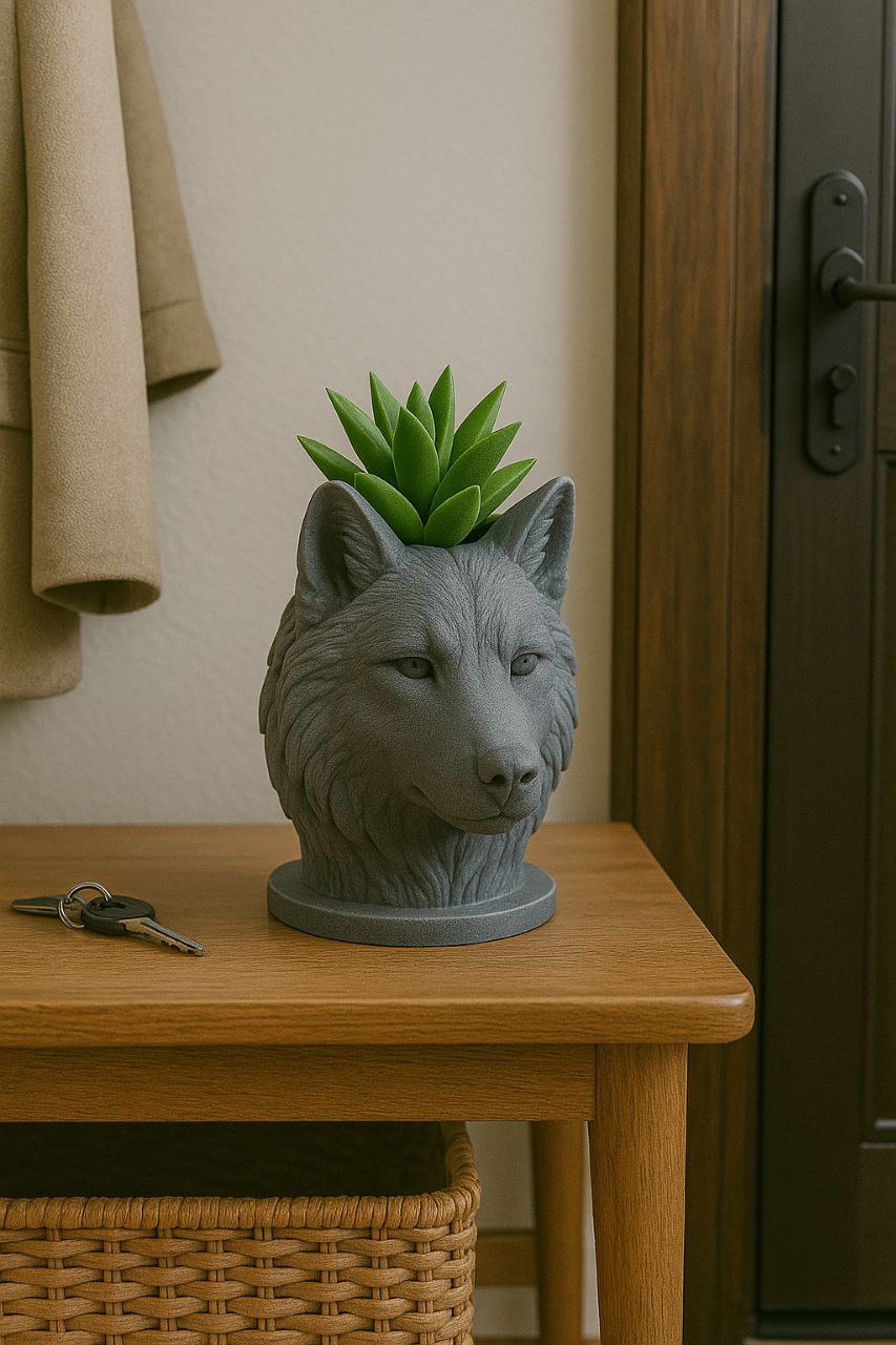 Wolf Head Planter