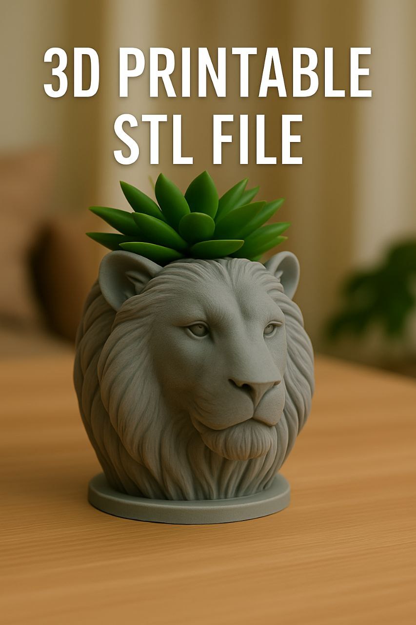 Lion Head planter